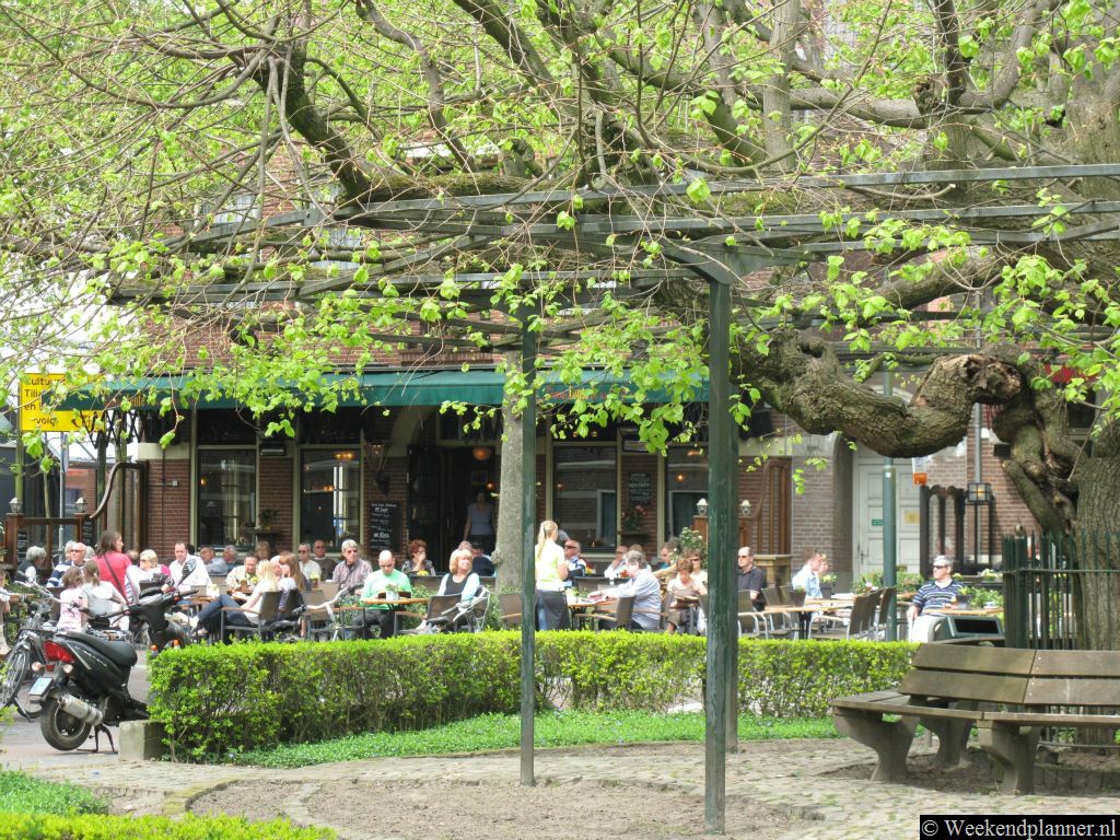 Rondom het plein de Lind zijn veel restaurants en cafés met een terras en er zijn enkele hotels.